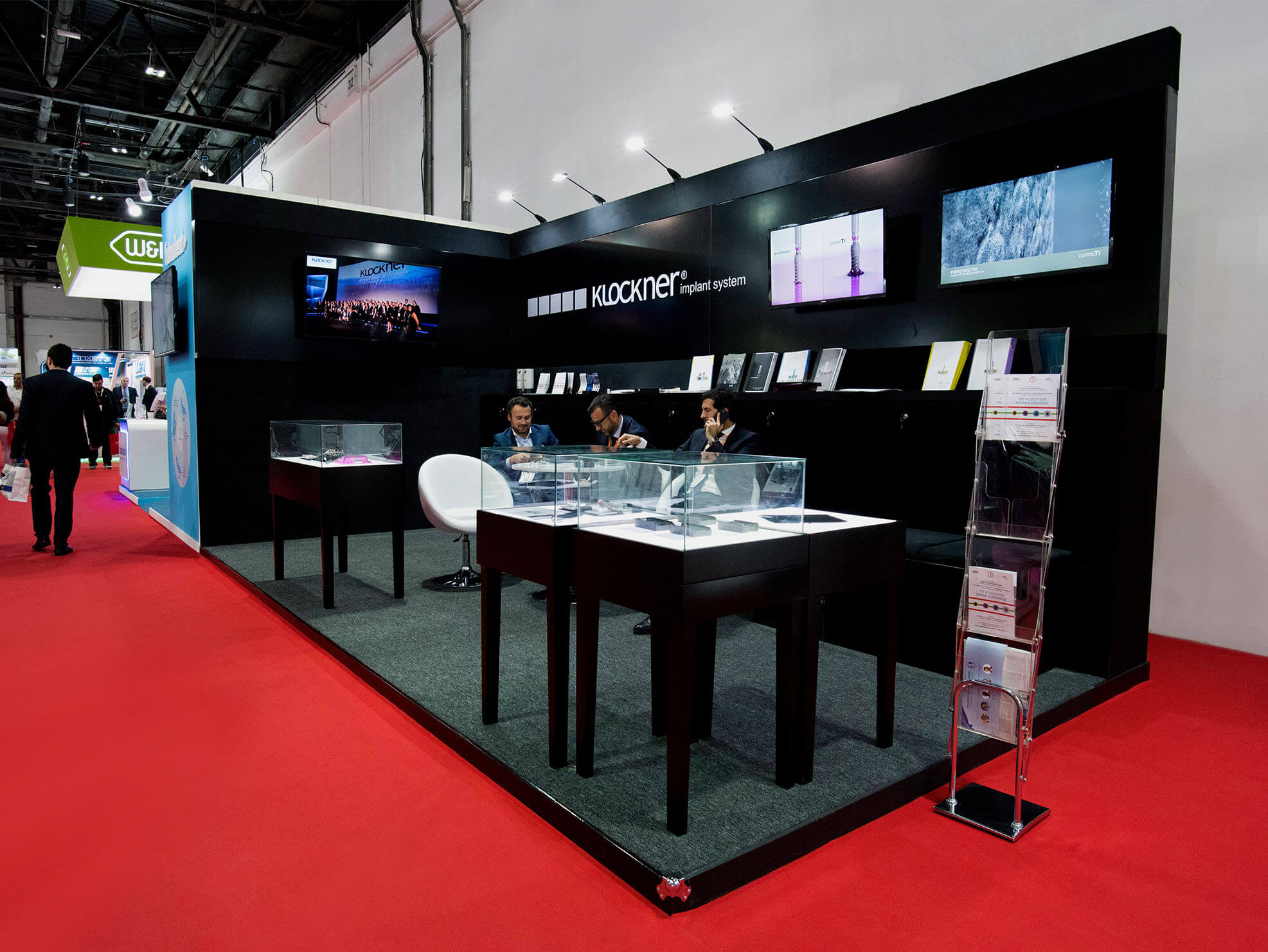 Kclockner trade show booth design