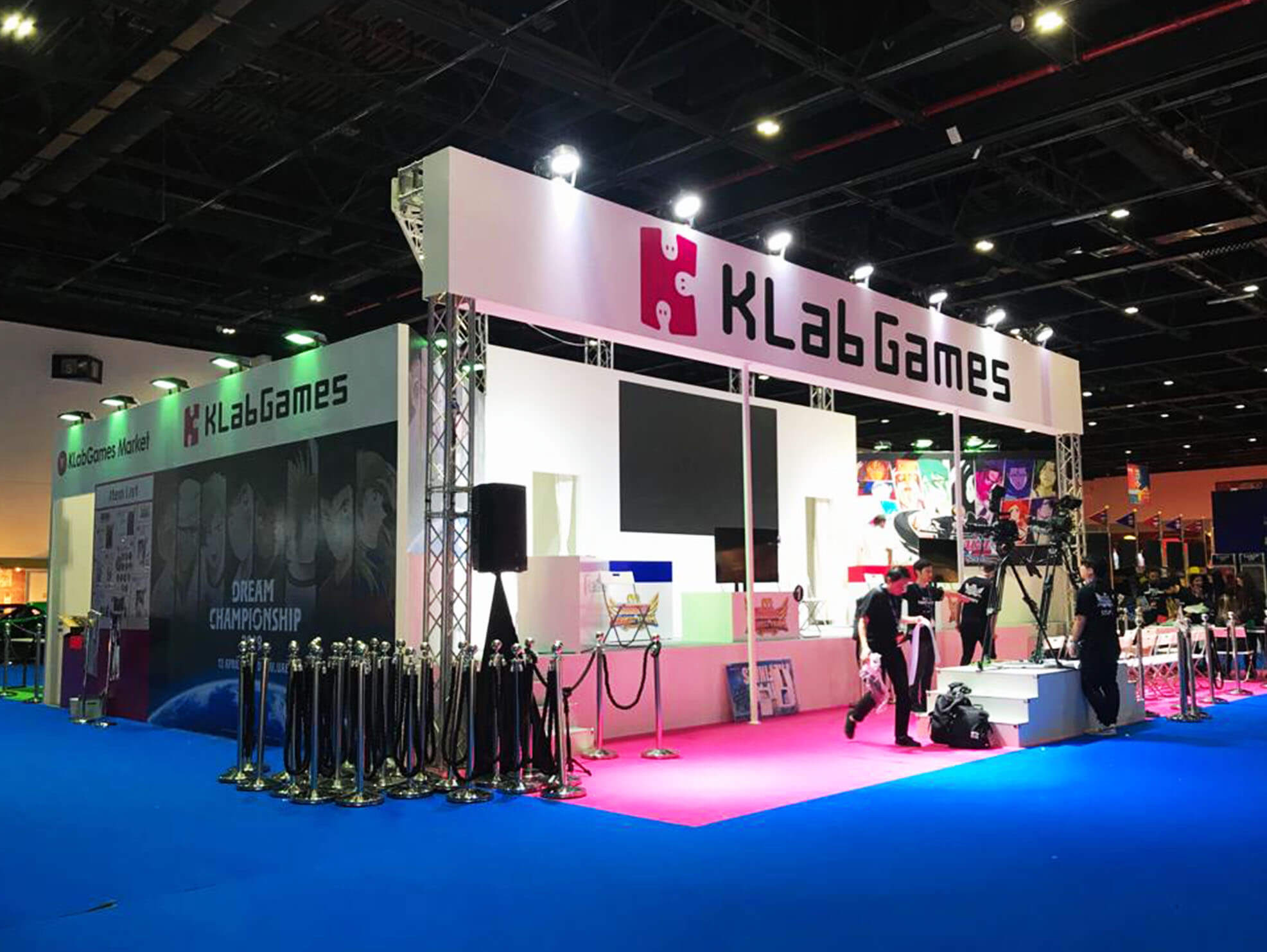 KLab trade show booth designs in Dubai