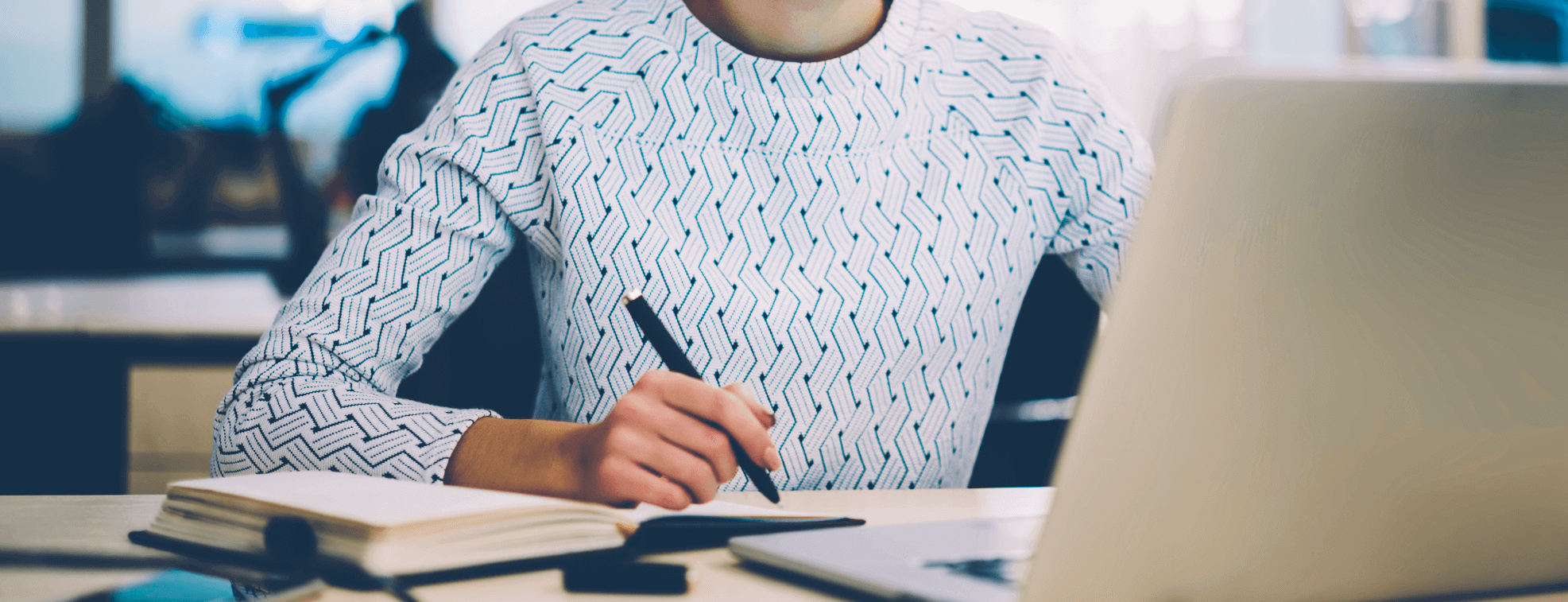 Woman learning new skills online